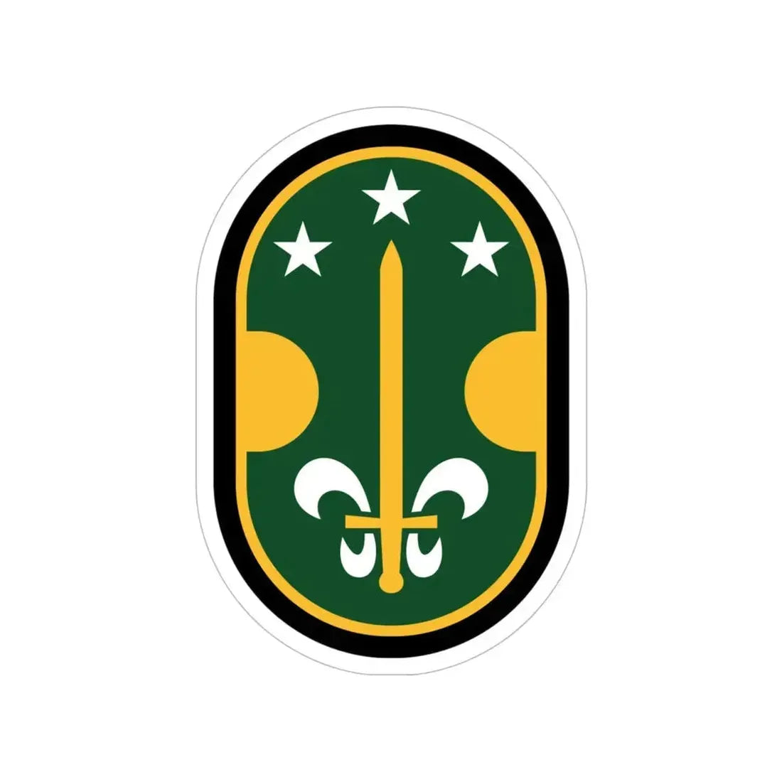 35 Military Police Brigade (U.S. Army) Transparent STICKER Die-Cut Vinyl Decal 6 Inch - The Sticker Space