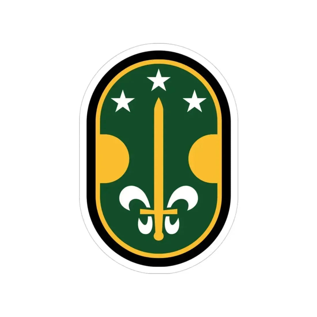 35 Military Police Brigade (U.S. Army) Transparent STICKER Die-Cut Vinyl Decal - The Sticker Space