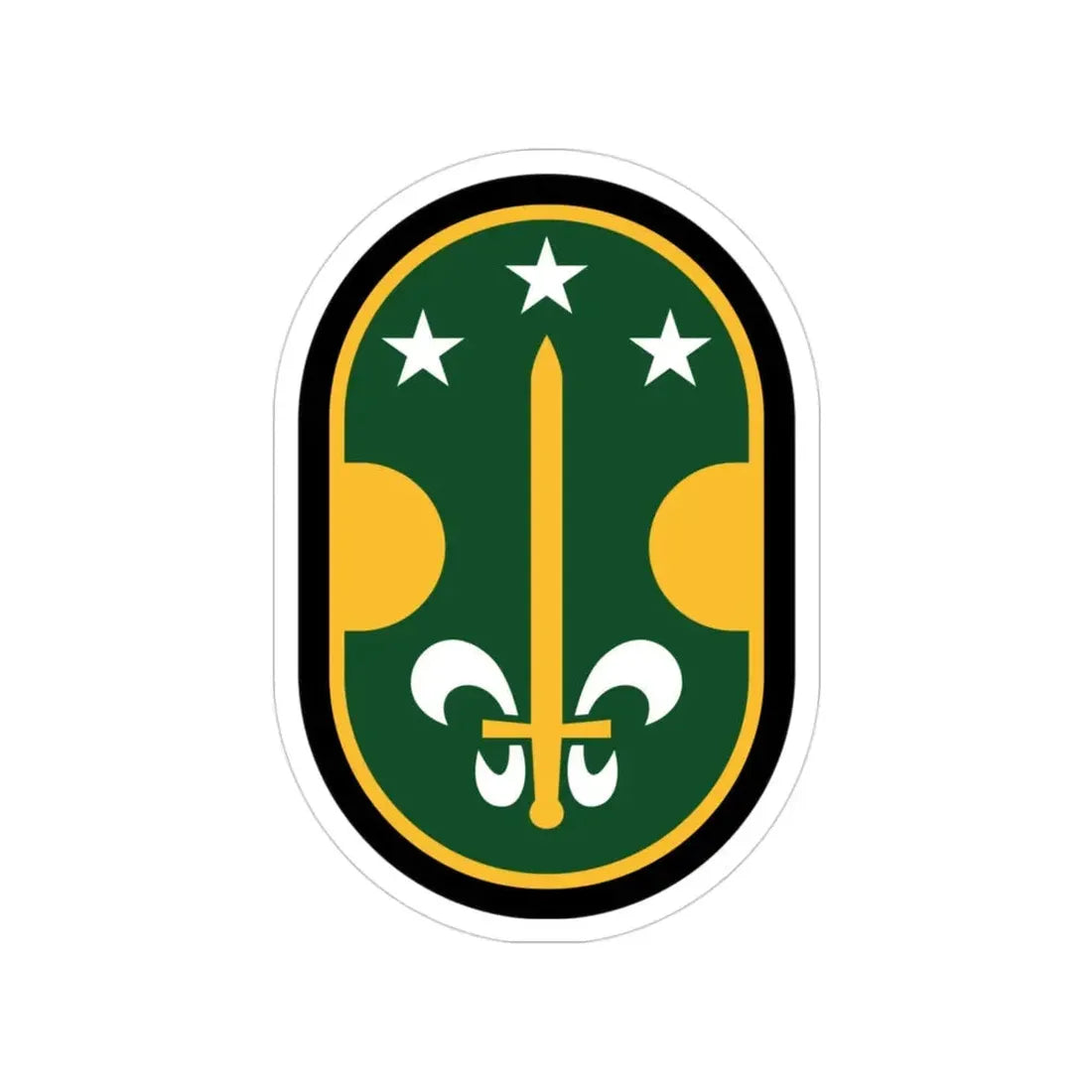 35 Military Police Brigade (U.S. Army) Transparent STICKER Die-Cut Vinyl Decal - The Sticker Space