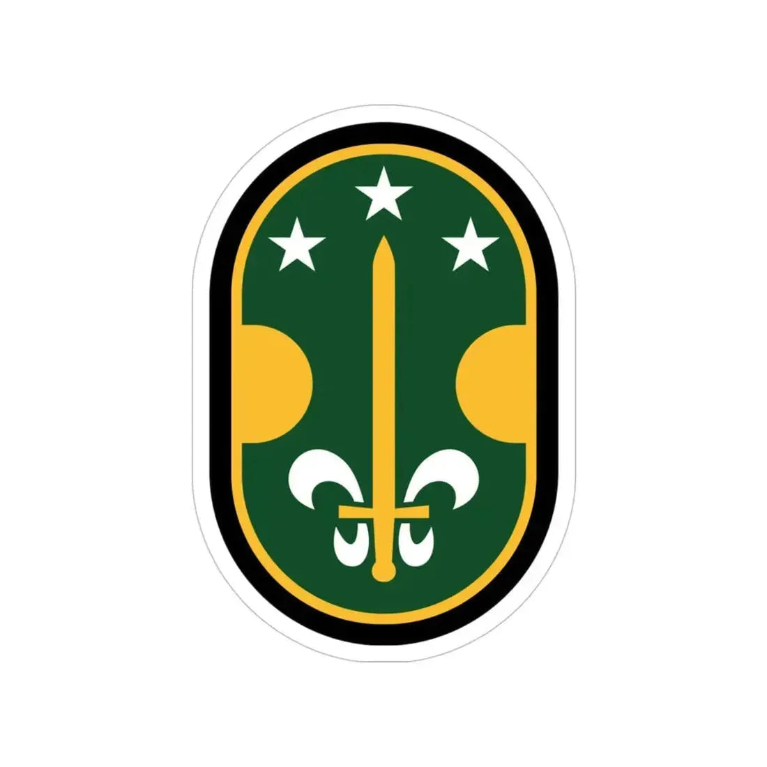 35 Military Police Brigade (U.S. Army) Transparent STICKER Die-Cut Vinyl Decal - The Sticker Space