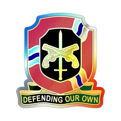 35 Military Police Brigade v2 (U.S. Army) Holographic STICKER Die-Cut Vinyl Decal 2 Inch Holographic - The Sticker Space