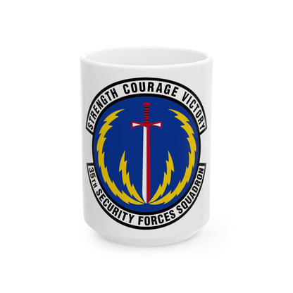 35 Security Forces Squadron PACAF (U.S. Air Force) White Coffee Mug-15oz-The Sticker Space