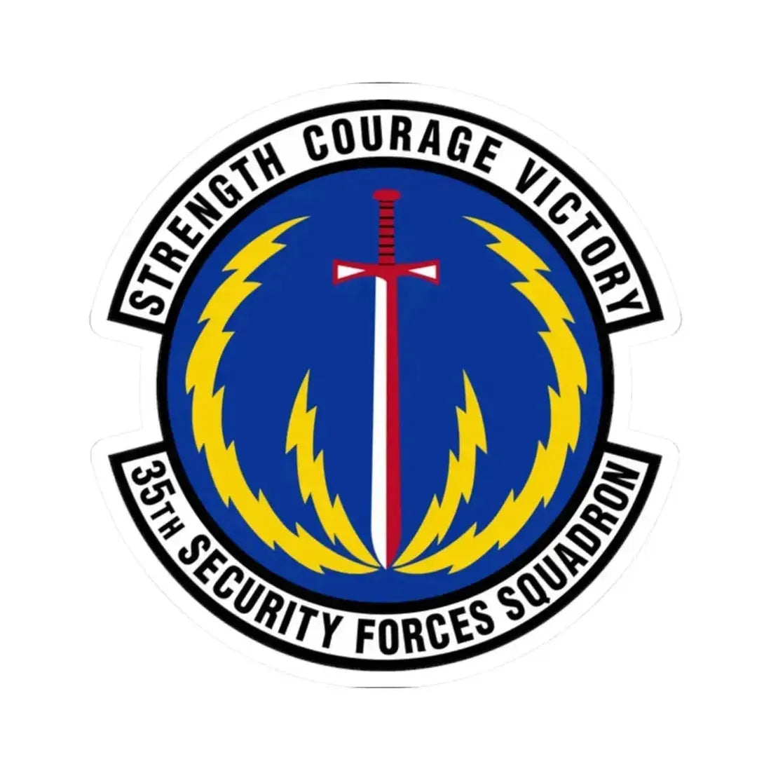35 Security Forces Squadron PACAF (U.S. Air Force) STICKER Vinyl Kiss-Cut Decal - The Sticker Space