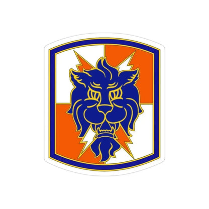 35 Signal Brigade 2 (U.S. Army) REVERSE PRINT Transparent Die-Cut STICKER - The Sticker Space