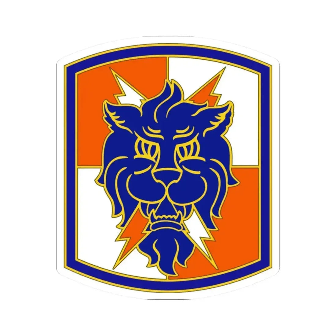 35 Signal Brigade 2 (U.S. Army) STICKER Vinyl Kiss-Cut Decal 2 Inch White - The Sticker Space