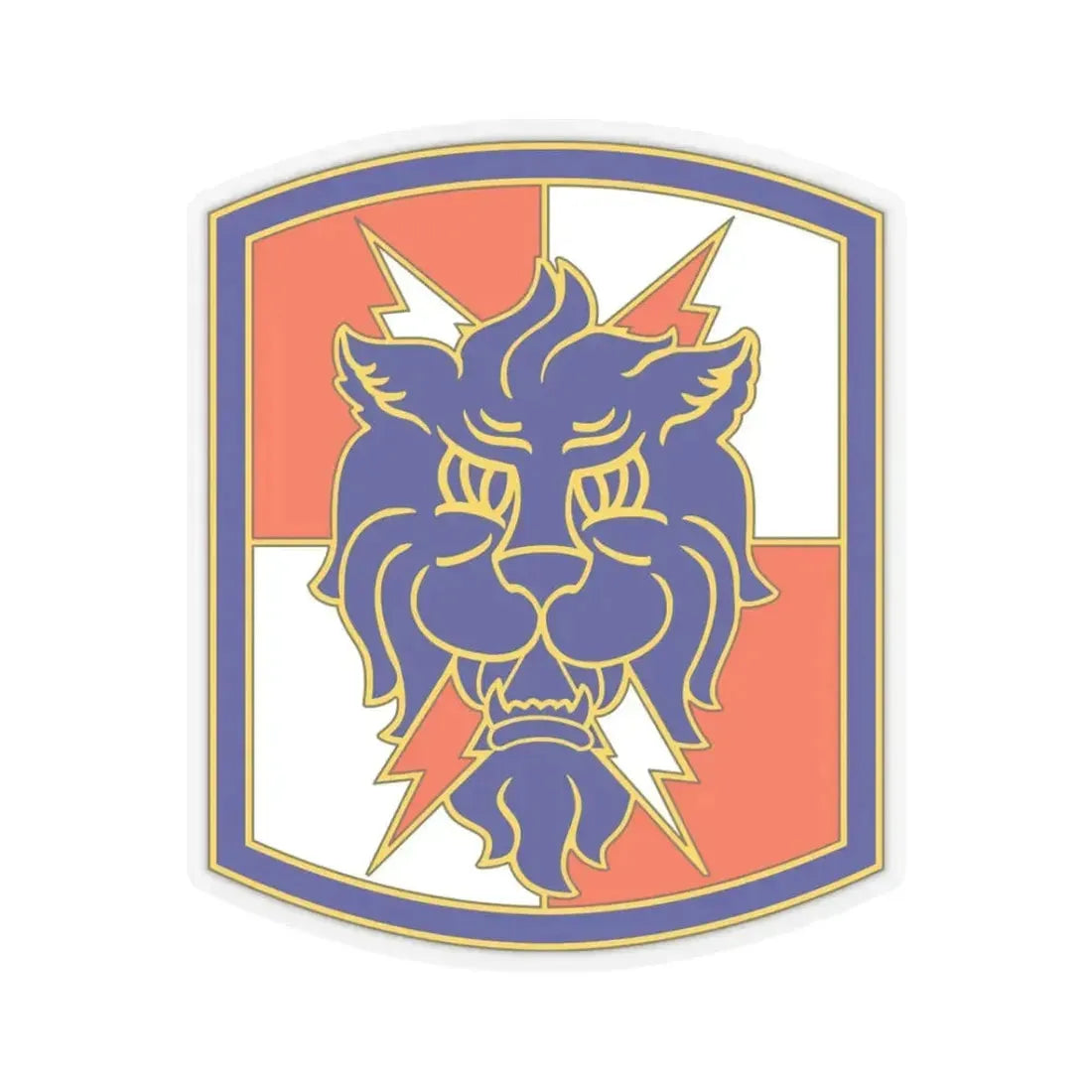 35 Signal Brigade 2 (U.S. Army) STICKER Vinyl Kiss-Cut Decal 3 Inch Transparent - The Sticker Space