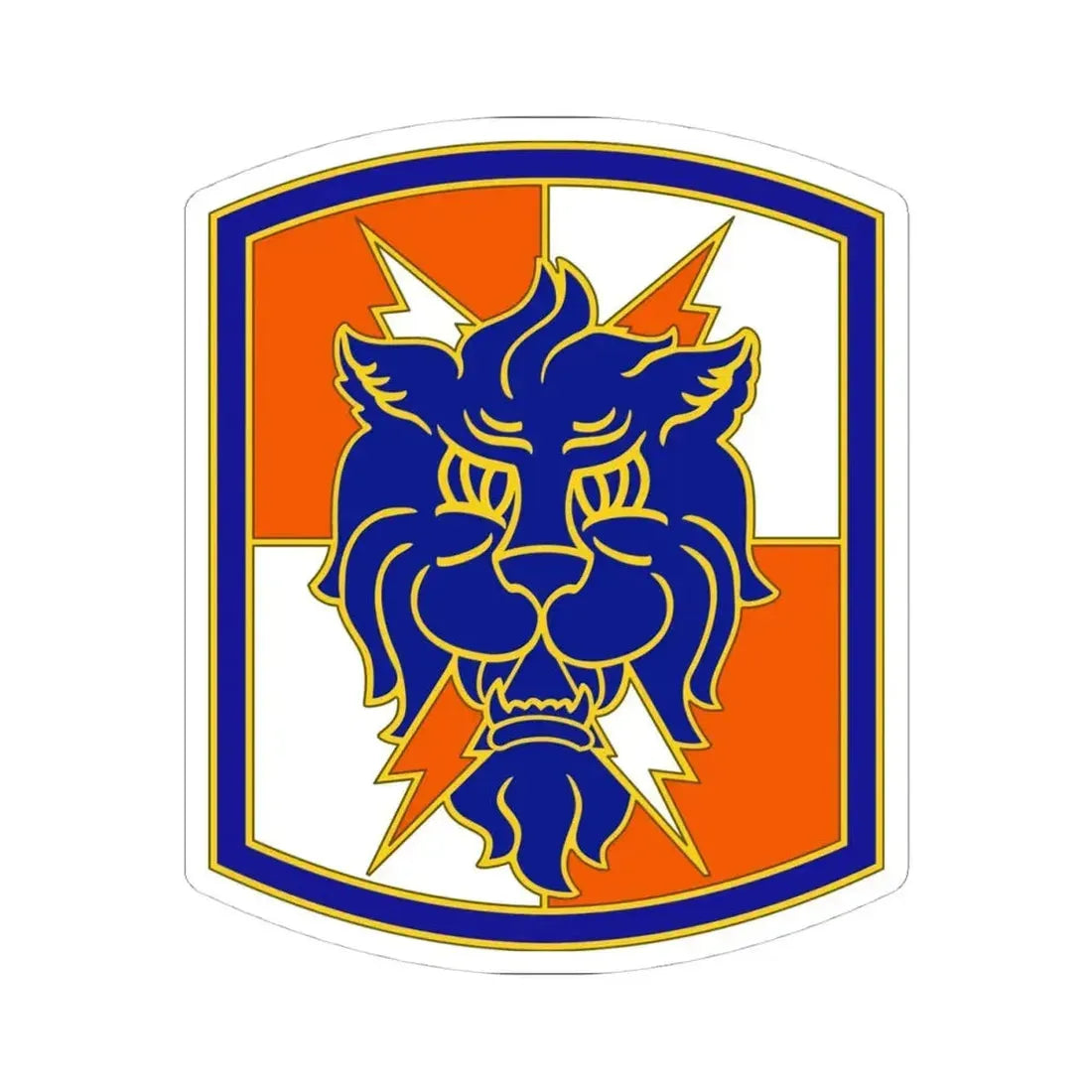 35 Signal Brigade 2 (U.S. Army) STICKER Vinyl Kiss-Cut Decal 4 Inch White - The Sticker Space