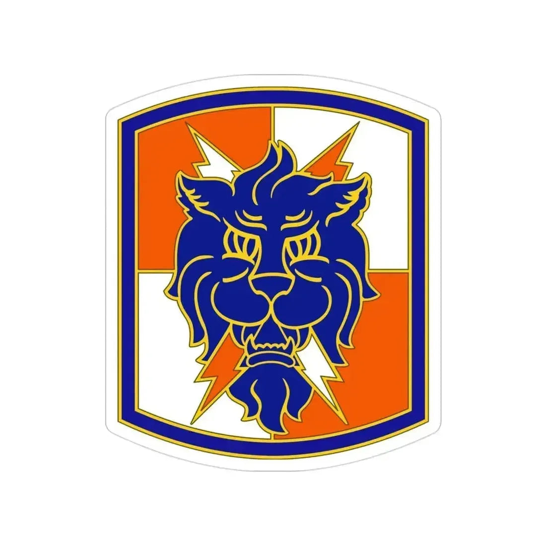 35 Signal Brigade 2 (U.S. Army) Transparent STICKER Die-Cut Vinyl Decal 3 Inch - The Sticker Space