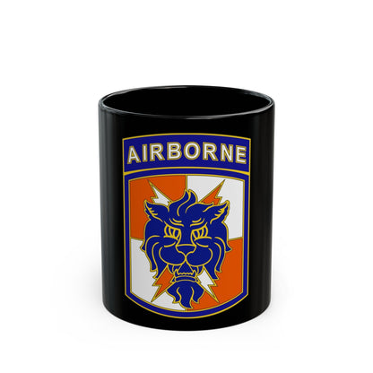 35 Signal Brigade (U.S. Army) Black Coffee Mug-11oz-The Sticker Space