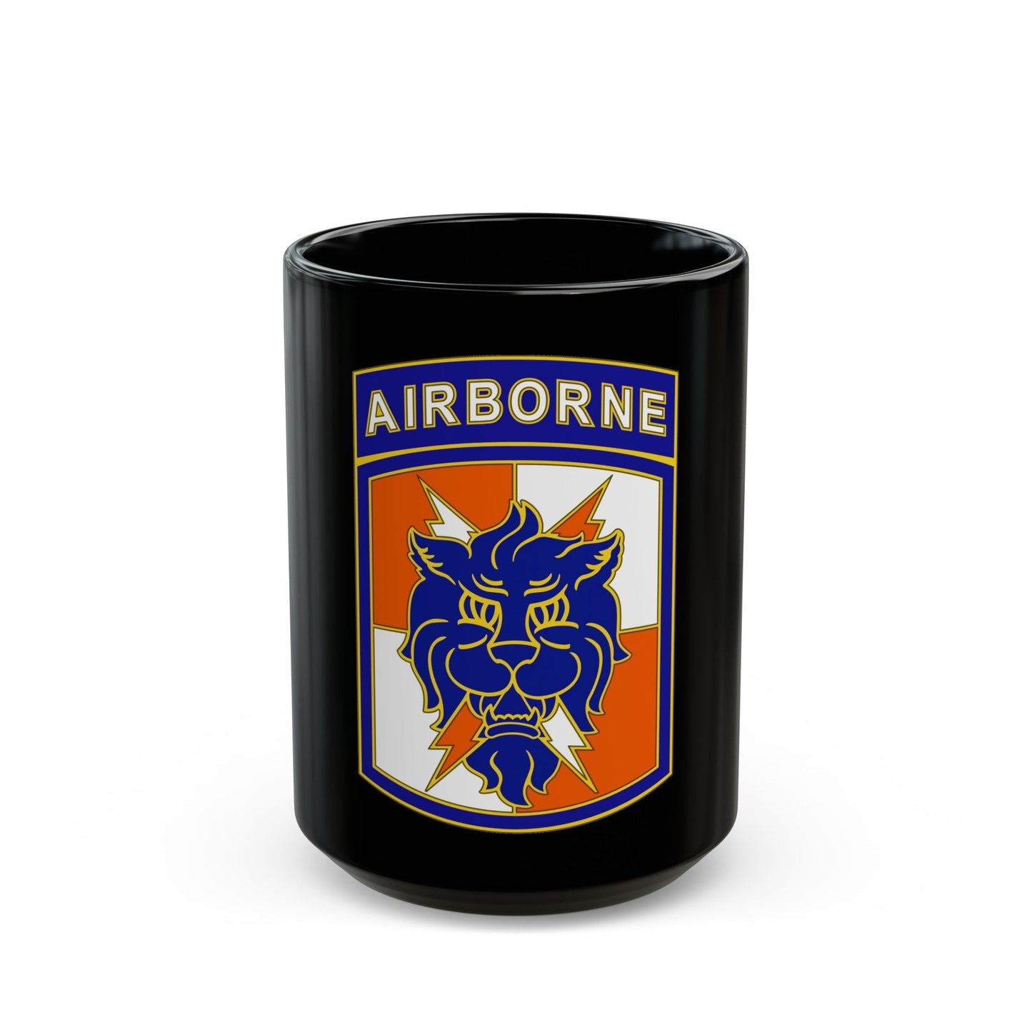 35 Signal Brigade (U.S. Army) Black Coffee Mug-15oz-The Sticker Space