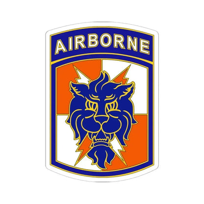 35 Signal Brigade (U.S. Army) STICKER Vinyl Kiss-Cut Decal 6 Inch White - The Sticker Space