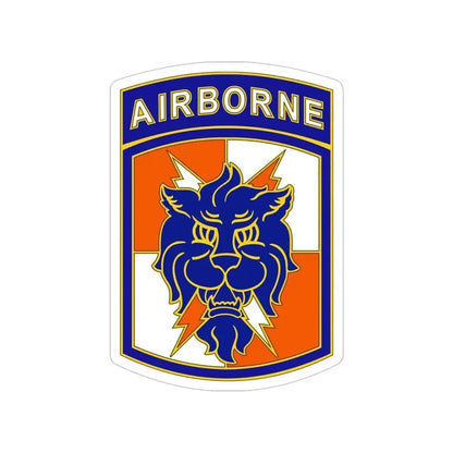 35 Signal Brigade (U.S. Army) Transparent STICKER Die-Cut Vinyl Decal 5 Inch - The Sticker Space