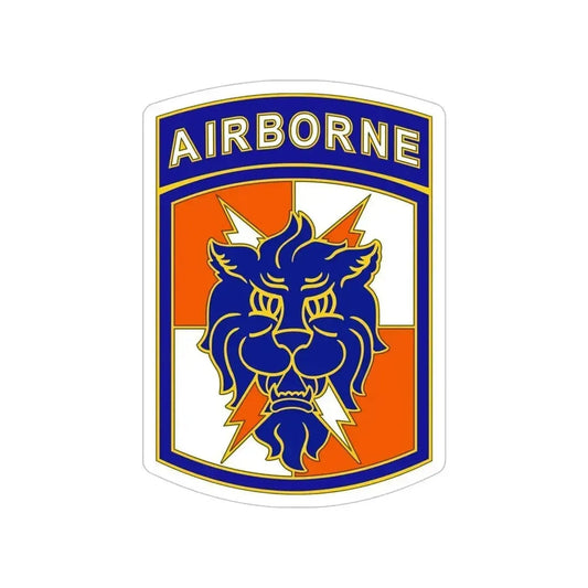 35 Signal Brigade (U.S. Army) Transparent STICKER Die-Cut Vinyl Decal 6 Inch - The Sticker Space