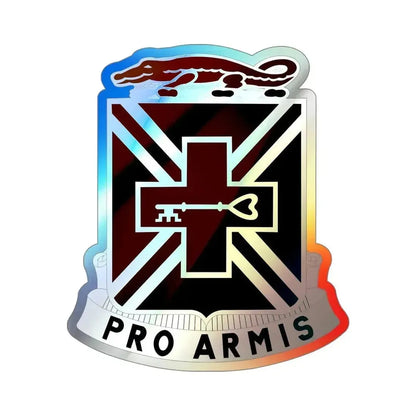 35 Surgical Hospital (U.S. Army) Holographic STICKER Die-Cut Vinyl Decal 5 Inch Holographic - The Sticker Space