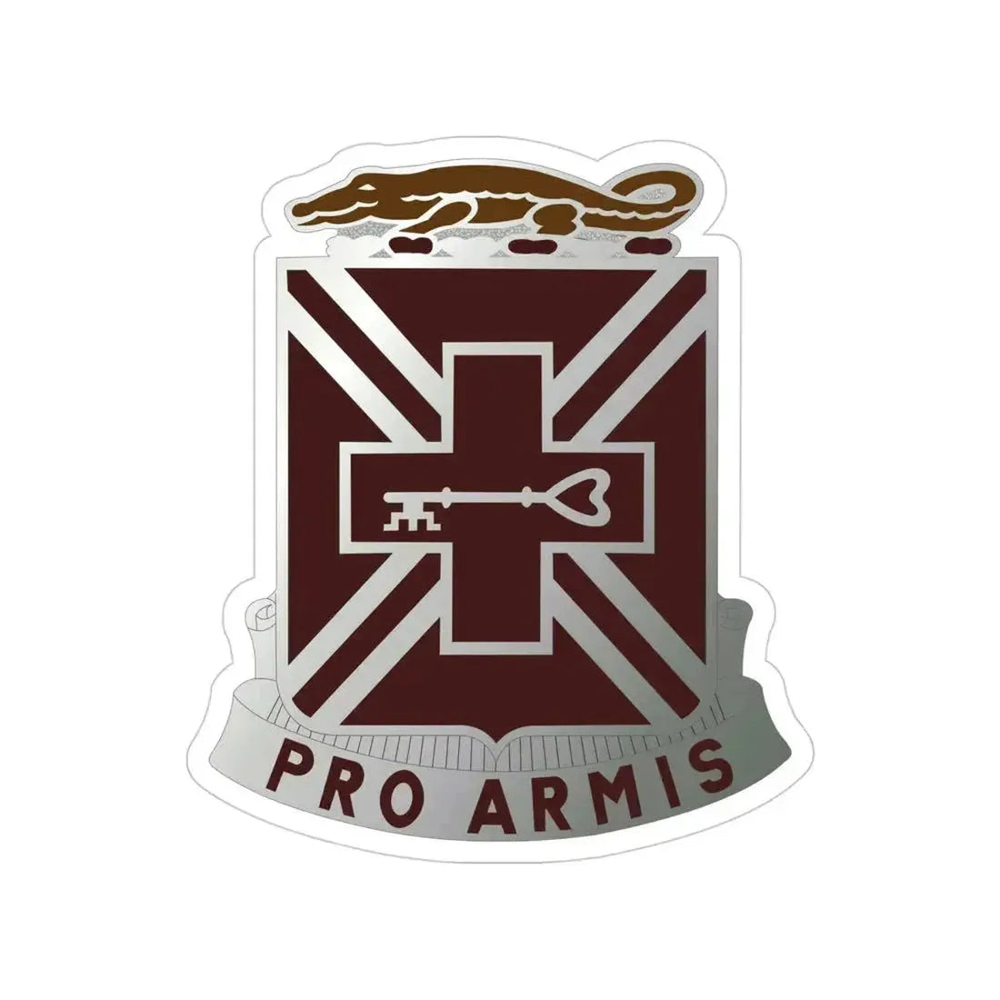 35 Surgical Hospital (U.S. Army) Transparent STICKER Die-Cut Vinyl Decal 4 Inch - The Sticker Space