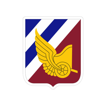 35 Transportation Battalion 2 (U.S. Army) REVERSE PRINT Transparent STICKER-3" × 3"-The Sticker Space