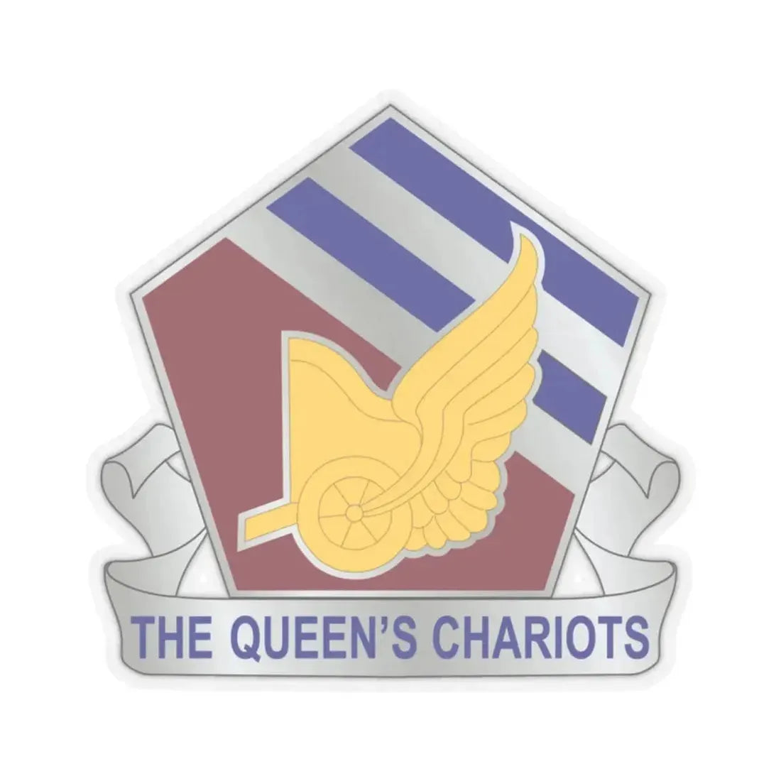 35 Transportation Battalion (U.S. Army) STICKER Vinyl Kiss-Cut Decal 2 Inch Transparent - The Sticker Space