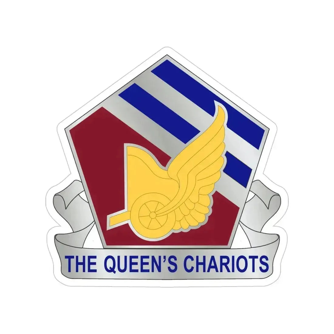 35 Transportation Battalion (U.S. Army) Transparent STICKER Die-Cut Vinyl Decal 5 Inch - The Sticker Space