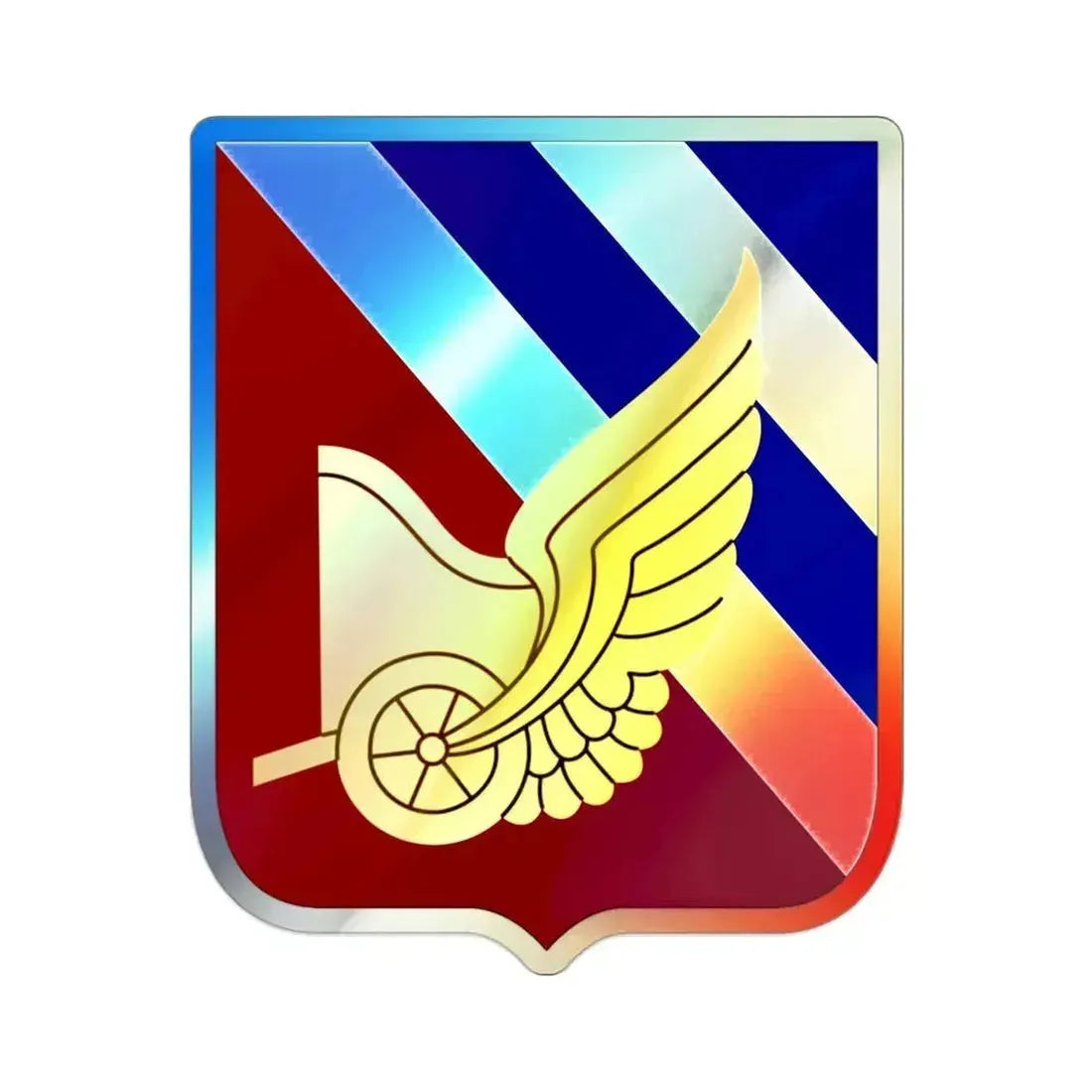 35 Transportation Battalion v2 (U.S. Army) Holographic STICKER Die-Cut Vinyl Decal 2 Inch Holographic - The Sticker Space