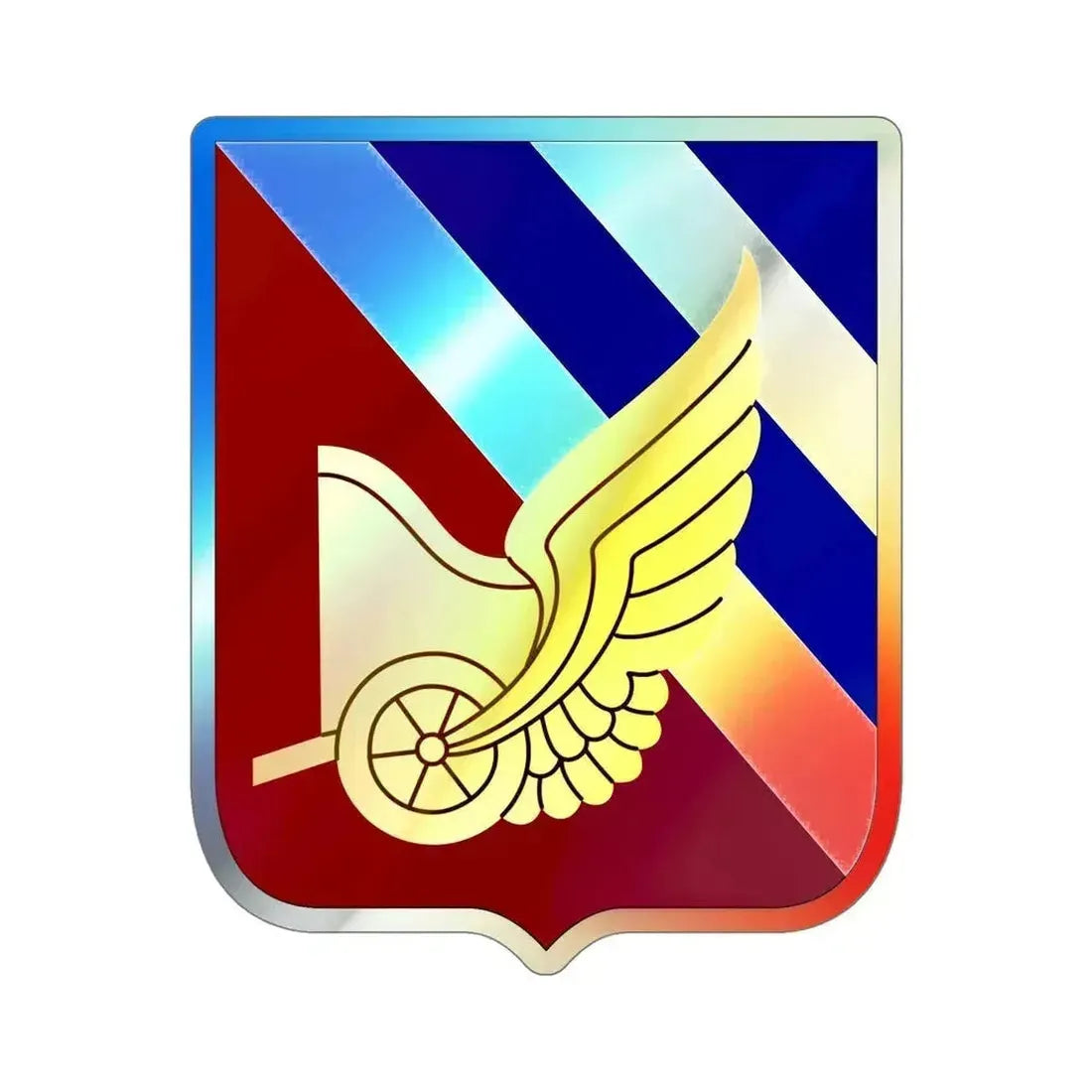 35 Transportation Battalion v2 (U.S. Army) Holographic STICKER Die-Cut Vinyl Decal 6 Inch Holographic - The Sticker Space
