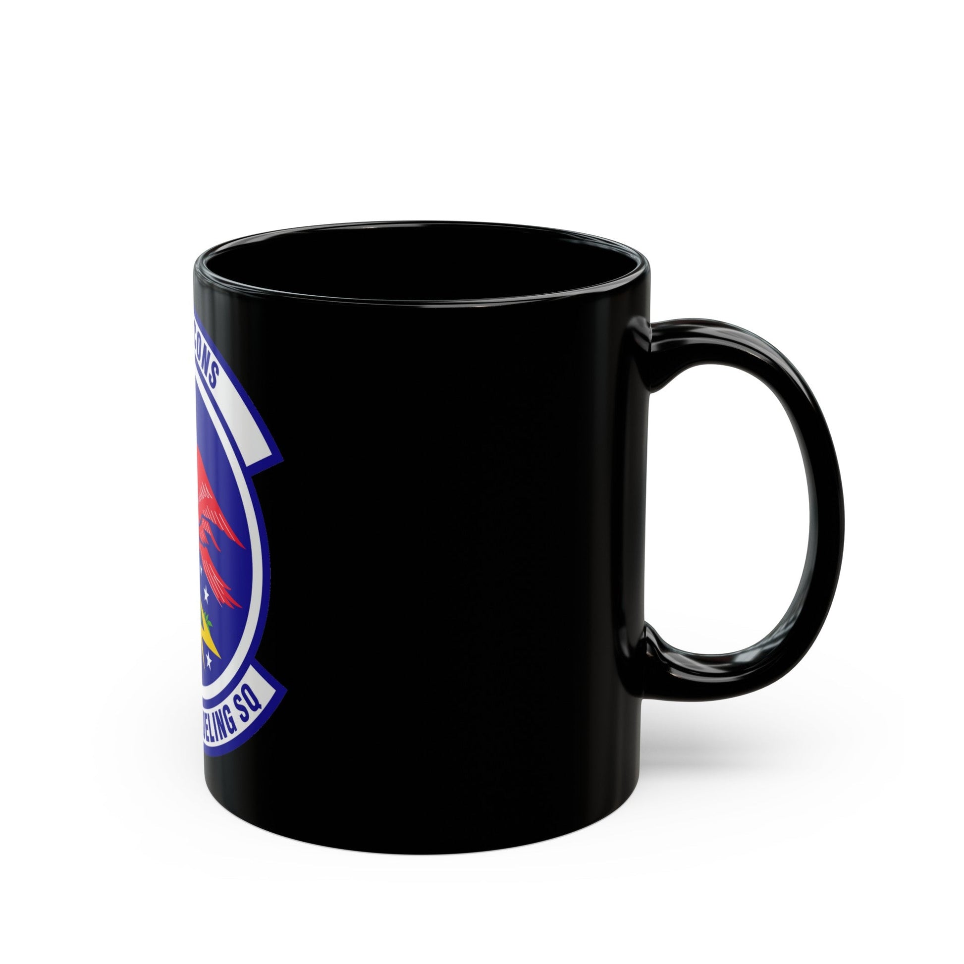 350 Air Refueling Squadron AMC (U.S. Air Force) Black Coffee Mug-The Sticker Space