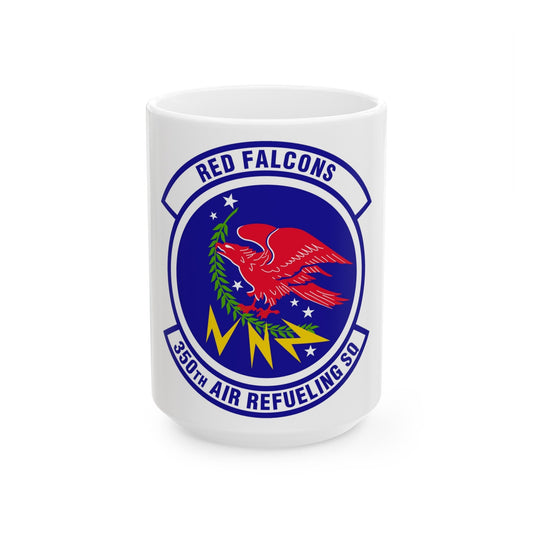 350 Air Refueling Squadron AMC (U.S. Air Force) White Coffee Mug-15oz-The Sticker Space