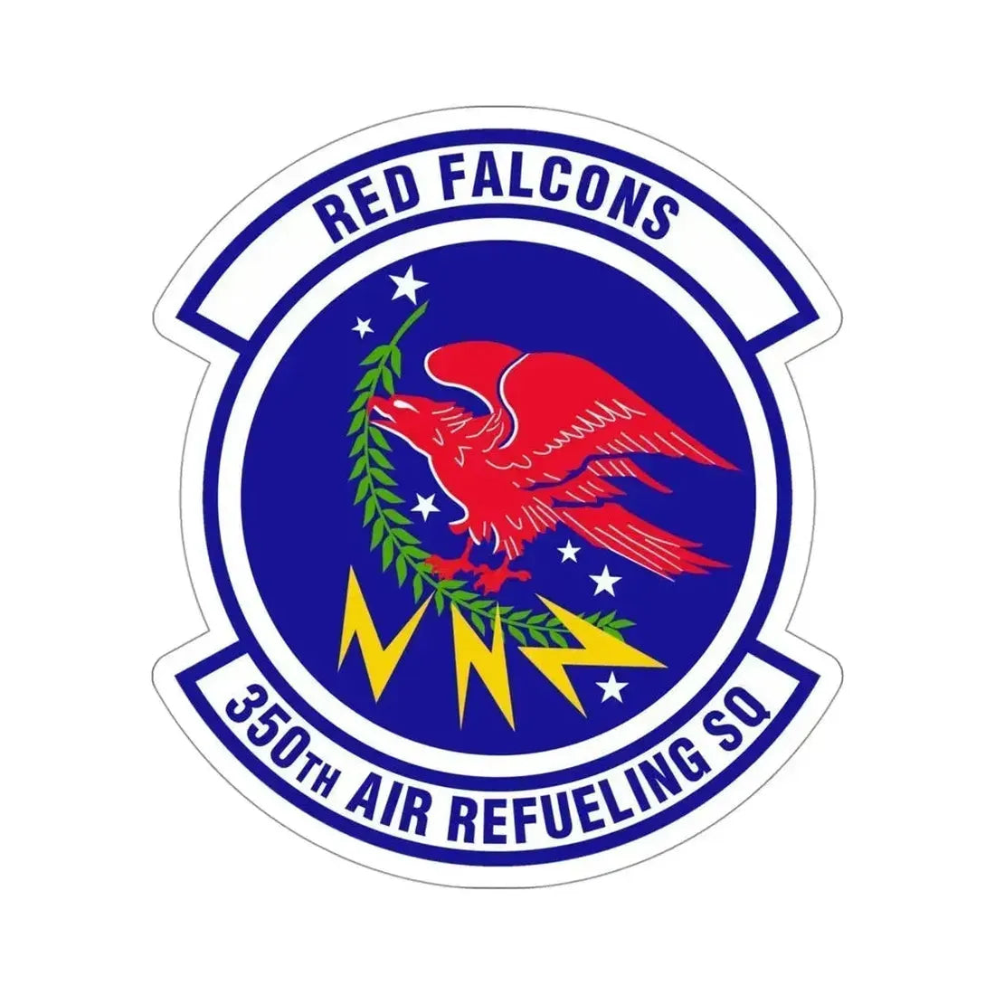 350 Air Refueling Squadron AMC (U.S. Air Force) STICKER Vinyl Die-Cut Decal 4 Inch - The Sticker Space
