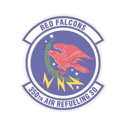 350 Air Refueling Squadron AMC (U.S. Air Force) STICKER Vinyl Kiss-Cut Decal 2 Inch Transparent - The Sticker Space