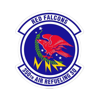 350 Air Refueling Squadron AMC (U.S. Air Force) STICKER Vinyl Kiss-Cut Decal 4 Inch White - The Sticker Space