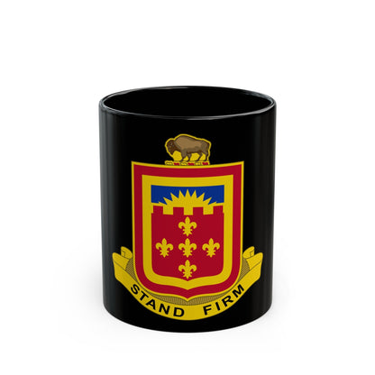 350 Armored Field Artillery Battalion (U.S. Army) Black Coffee Mug-11oz-The Sticker Space