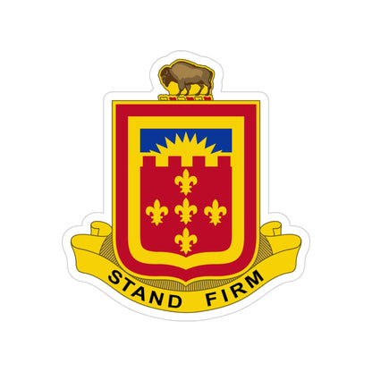 350 Armored Field Artillery Battalion (U.S. Army) Transparent STICKER Die-Cut Vinyl Decal-4 Inch-The Sticker Space