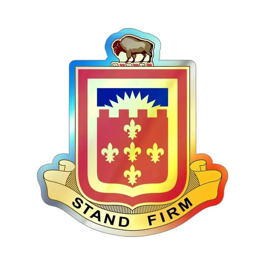 350 Armored Field Artillery Battalion (U.S. Army) Holographic STICKER Die-Cut Vinyl Decal 6 Inch Holographic - The Sticker Space