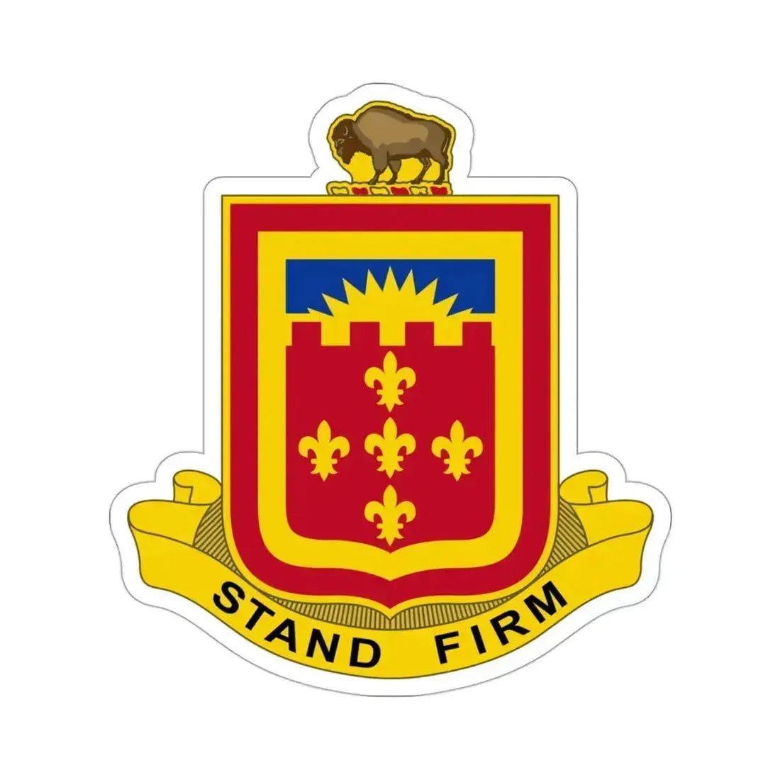 350 Armored Field Artillery Battalion (U.S. Army) STICKER Vinyl Die-Cut Decal 3 Inch - The Sticker Space