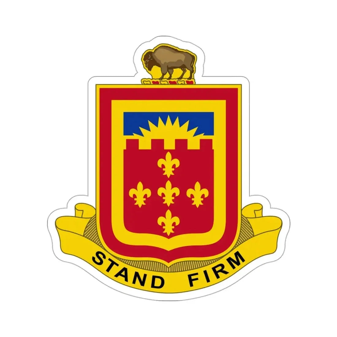 350 Armored Field Artillery Battalion (U.S. Army) STICKER Vinyl Die-Cut Decal - The Sticker Space