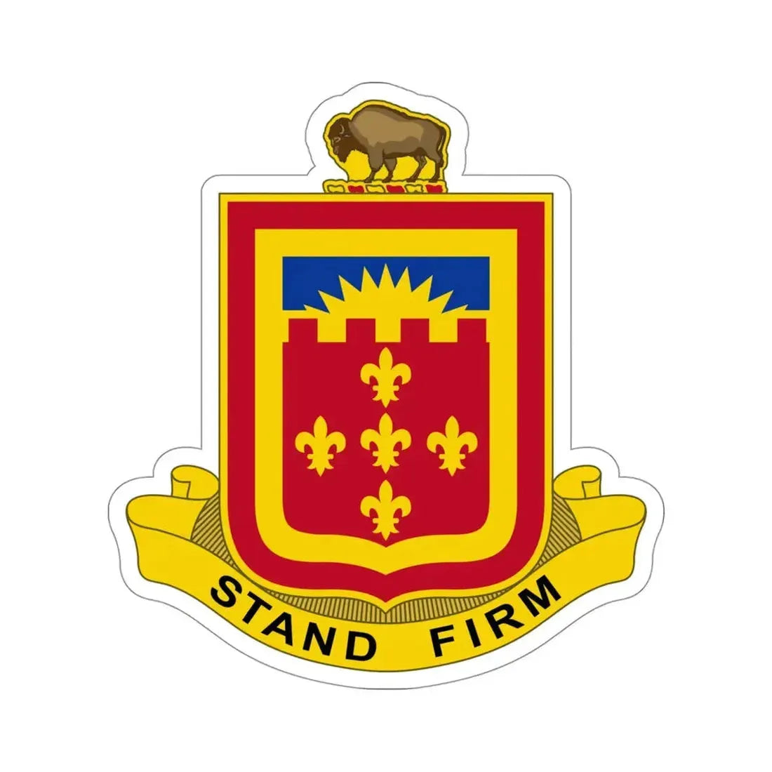 350 Armored Field Artillery Battalion (U.S. Army) STICKER Vinyl Die-Cut Decal - The Sticker Space