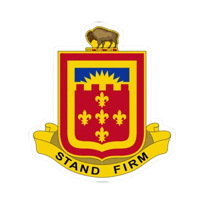 350 Armored Field Artillery Battalion (U.S. Army) STICKER Vinyl Kiss-Cut Decal 2 Inch White - The Sticker Space