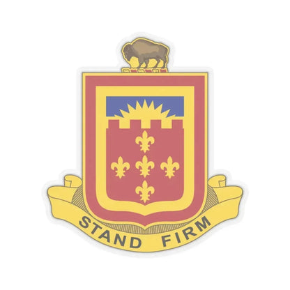 350 Armored Field Artillery Battalion (U.S. Army) STICKER Vinyl Kiss-Cut Decal 3 Inch Transparent - The Sticker Space