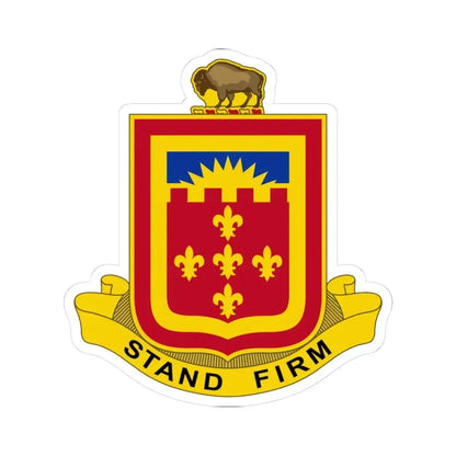 350 Armored Field Artillery Battalion (U.S. Army) STICKER Vinyl Kiss-Cut Decal 3 Inch White - The Sticker Space