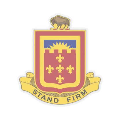 350 Armored Field Artillery Battalion (U.S. Army) STICKER Vinyl Kiss-Cut Decal 6 Inch Transparent - The Sticker Space