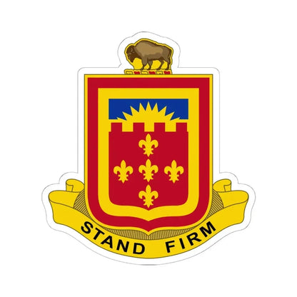 350 Armored Field Artillery Battalion (U.S. Army) STICKER Vinyl Kiss-Cut Decal 6 Inch White - The Sticker Space