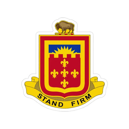 350 Armored Field Artillery Battalion (U.S. Army) Transparent STICKER Die-Cut Vinyl Decal 3 Inch - The Sticker Space