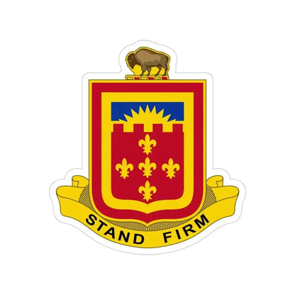 350 Armored Field Artillery Battalion (U.S. Army) Transparent STICKER Die-Cut Vinyl Decal 4 Inch - The Sticker Space