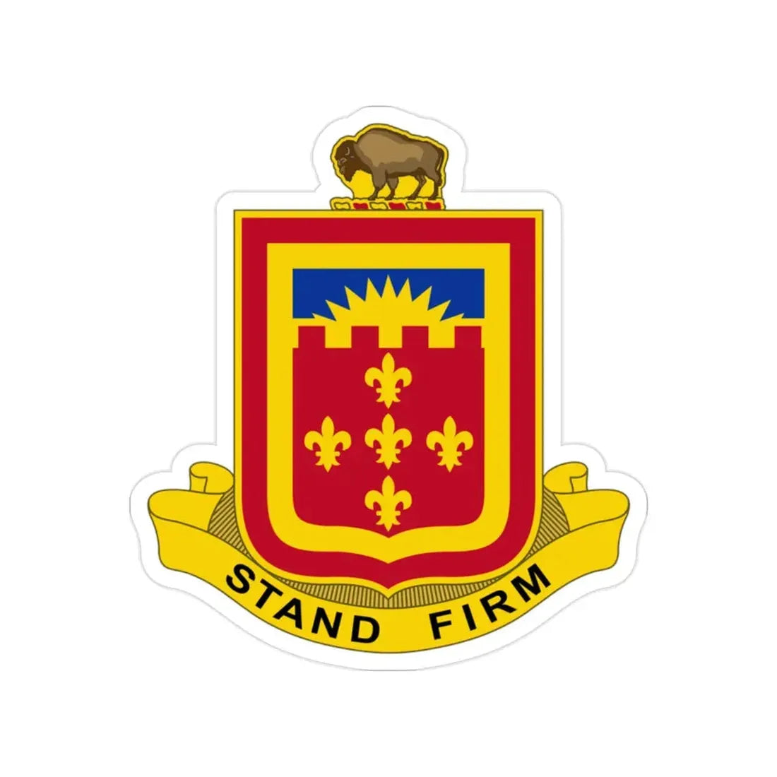 350 Armored Field Artillery Battalion (U.S. Army) Transparent STICKER Die-Cut Vinyl Decal - The Sticker Space