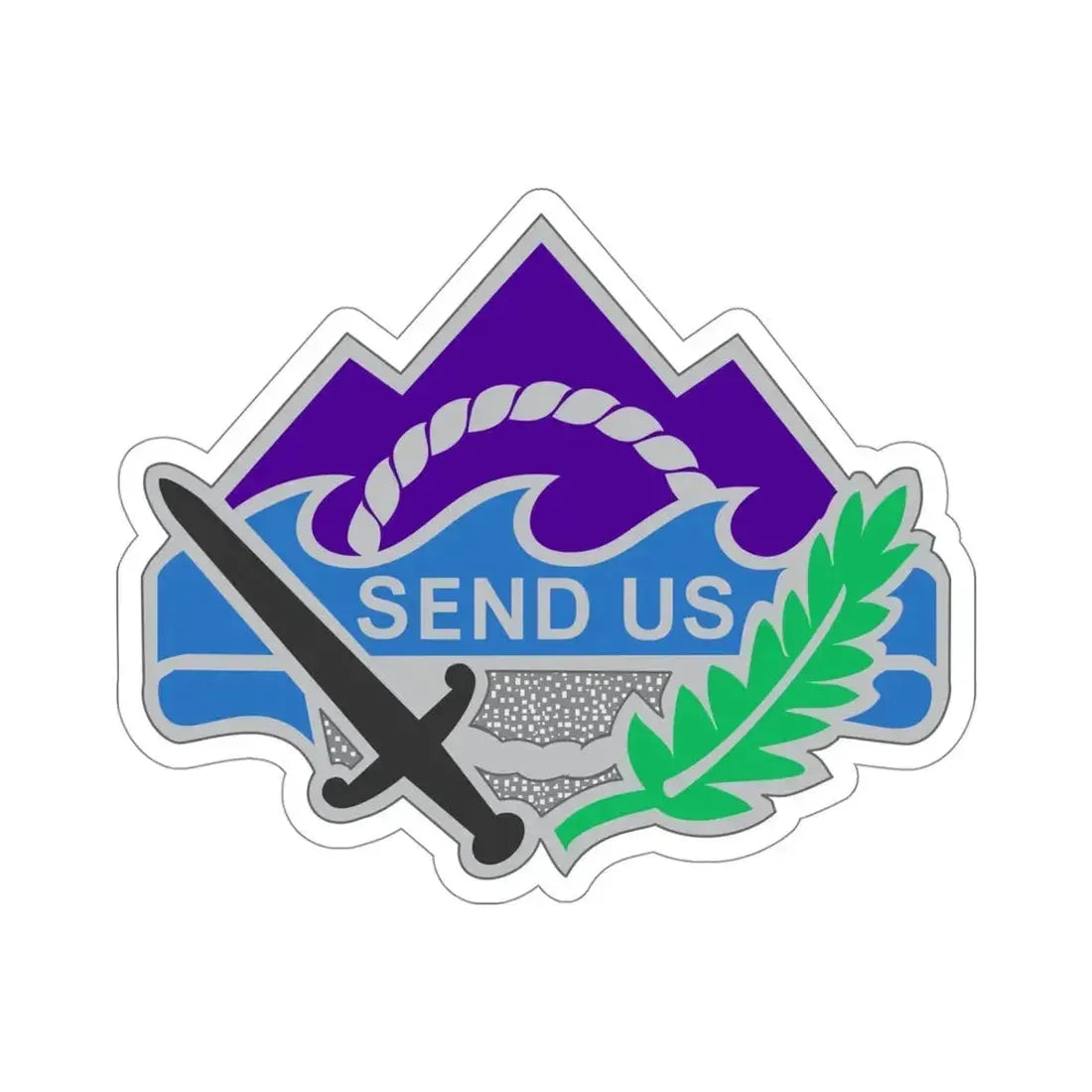 350 Civil Affairs Command 2 (U.S. Army) STICKER Vinyl Die-Cut Decal - The Sticker Space