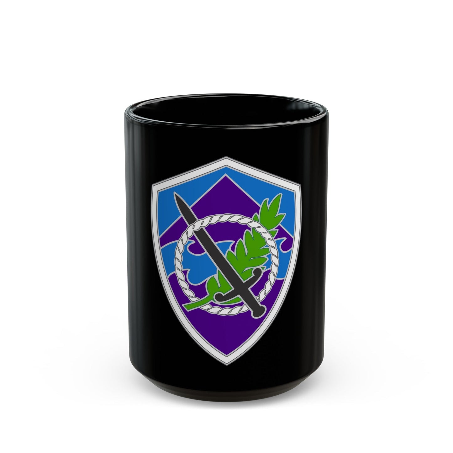 350 Civil Affairs Command 3 (U.S. Army) Black Coffee Mug-15oz-The Sticker Space