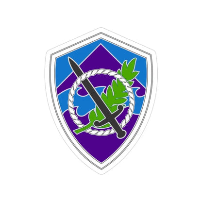 350 Civil Affairs Command 3 (U.S. Army) Transparent STICKER Die-Cut Vinyl Decal 3 Inch - The Sticker Space