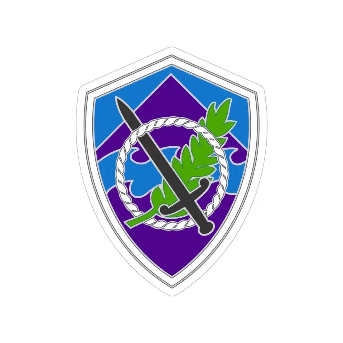 350 Civil Affairs Command 3 (U.S. Army) Transparent STICKER Die-Cut Vinyl Decal 6 Inch - The Sticker Space