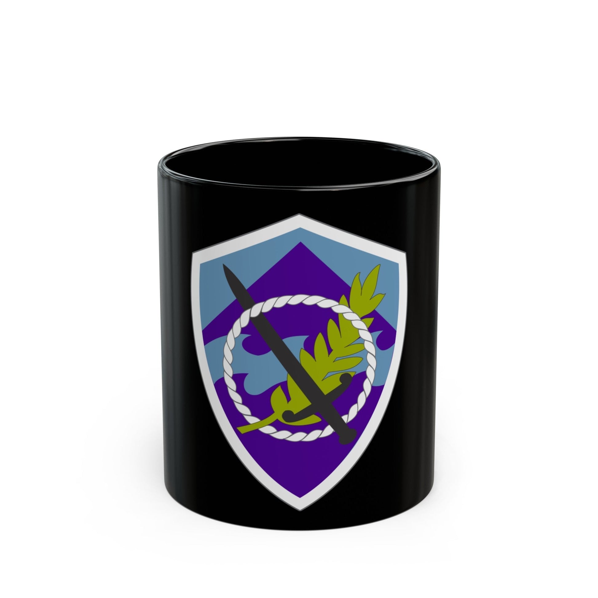 350 Civil Affairs Command (U.S. Army) Black Coffee Mug-11oz-The Sticker Space