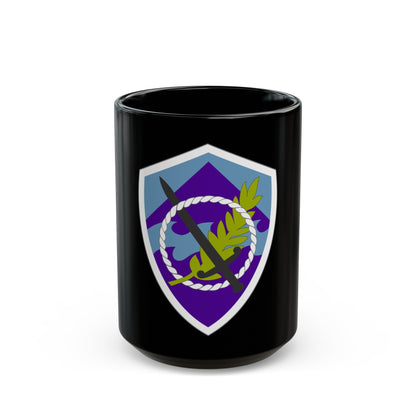 350 Civil Affairs Command (U.S. Army) Black Coffee Mug-15oz-The Sticker Space