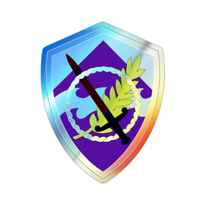 350 Civil Affairs Command (U.S. Army) Holographic STICKER Die-Cut Vinyl Decal - The Sticker Space